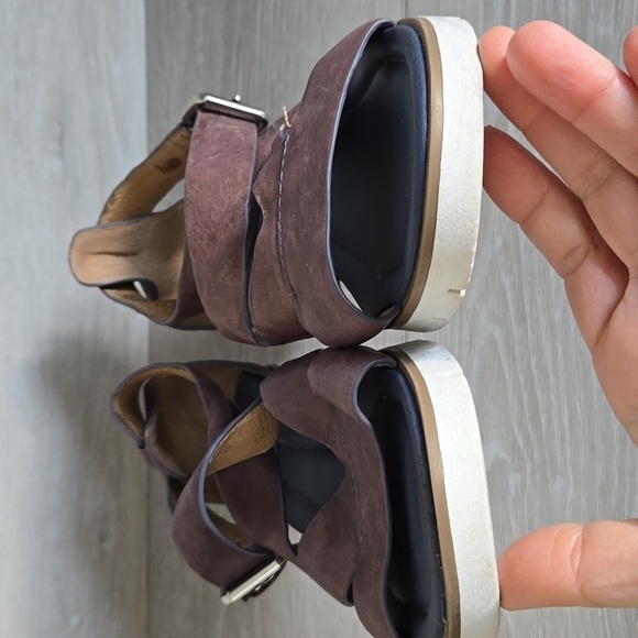 Sofft Women's Brown Strappy Leather Comfort Sandals Shoes Sz 8M - Picture 4 of 14